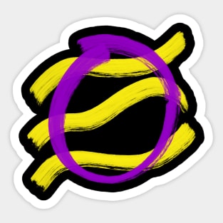 Pride Paints Intersex 2 Sticker